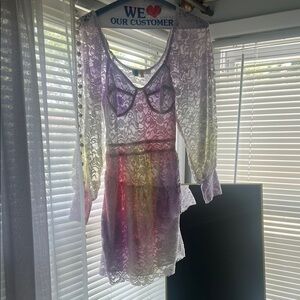 LoveShackFancy Pastel Lace Dress